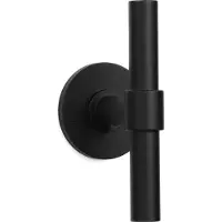 Formani One PBT15XL/50 Deurkruk op rozet mat zwart - dubbel geveerd