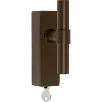 Formani ONE PBT15-DKLOCK draaikiepgarnituur brons - afsluitbaar