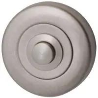 Hardbrass Beldrukker Artax rond - PVD Inox