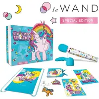 Le Wand Unicorn - massagevibrator set (regenboog)
