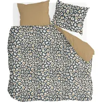 Byrklund Dekbedovertrekken Lazy Leopard Okergeel Katoen-240 x 200 / 220 cm | Lits-Jumeaux