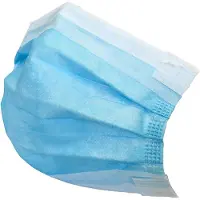 Huismerk Mondmaskers 3-laags - blauw - 50 stuks