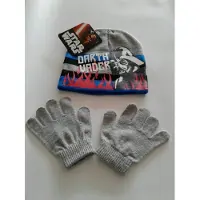 Star Wars - Winterset - Muts & Handschoenen - Grijs - 54 cm - 100% Acryl