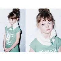IDo Meisjes Feest Jurk - Licht Groen - Maat 140