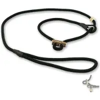 Mystique moxon jachtlijn met Dubbele Stop 8 mm - 180 cm Zwart