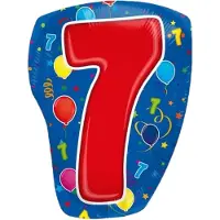 Folat - Folieballon - Shape - 7 - Zonder vulling - 56cm