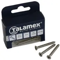 Talamex Plate Flat Phillips Head 6 Units Zwart 2.9 x 95 mm