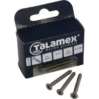 Talamex Plate Phillips Head 6 Units Zwart 2.9 x 25 mm
