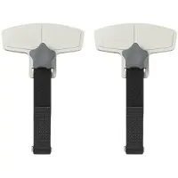 Proplus Luifel bevestigingsclips - anti-flapperen - zwart - set van 2
