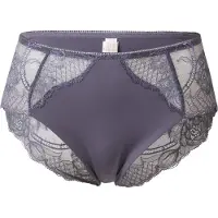 Triumph Slip ' Wild Peony Florale ' donkergrijs