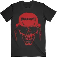 Ginza.se Megadeth - Vic Hi-Contrast Red Heren T-shirt - 2XL - Zwart