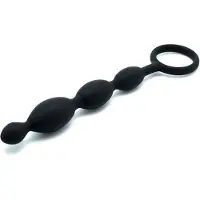 Rimba Anaalkogels Zwart Silicone 19,5 cm