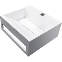 Mueller Viggo fontein solid surface 30x28x12,5cm mat wit