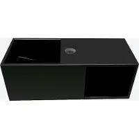 Mueller Viggo fontein solid surface 54x20x20cm mat zwart