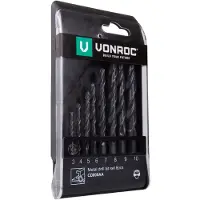 Vonroc Metaalborenset - 8 st Universeel - 3 tot 10 mm