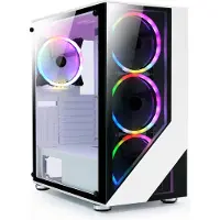 LC-Power LC Power 803W ARGB Gaming Midi-Tower Behuizing met 4x140mm ARGB Fans- Gehard Glas