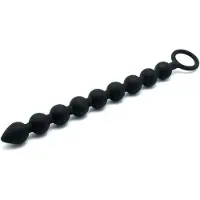 Rimba - Anaalkogels Siliconen 32 cm - Zwart