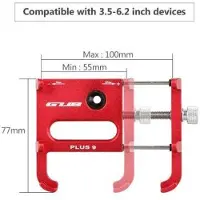 GUB Plus 9 Universele Draaibare Fiets Telefoonhouder Smartphones Grijs