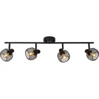 Lucide Maren - opbouwspot 4L - 76 x 17 x 15 cm - Zwart