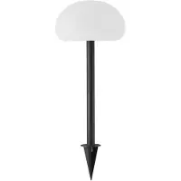 Nordlux LED grondspies lamp Sponge Spike, met accuvoeding dimbaar, wit / opaal, metaal, Modern