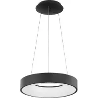 Lyora Hanglamp Rando Thin zwart Ø 38cm