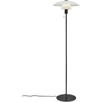 Nordlux Moderne Vloerlamp Verona Zwart Met Wit