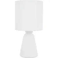 Lyora Tafellamp Zero grijs met zwarte kap