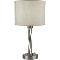 Searchlight Schemerlamp Vegas grijs met taupe