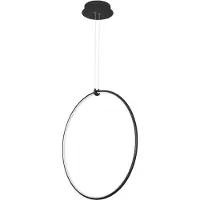 Lyora Hanglamp Ring zwart Ø 68cm
