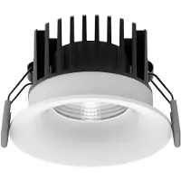 Lyora Witte inbouwspot Blade Ø 8,5cm