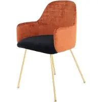Hearthome & Living Eetkamerstoel Richard | polyester bruin 50x85x53 cm eetkamerstoelen | NADUVI