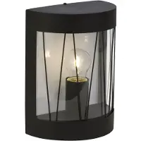 Brilliant Reed Wandlamp Buiten - E27 - IP44 - Zwart