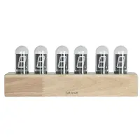 Karlsson Tafelklok Cathode - Eikenhout voet - 28x7,5x11cm - Scandinavisch