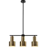 LumenXL Moderne hanglamp Rome 3-lichts in goud