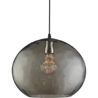 LumenXL Design hanglamp met ovaal smoke glas – Palermo