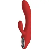 Dream Toys Red Revolution Sofia - vibrator met clitorisstimulator - oplaadbaar - rood