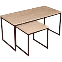 Urban Living - Salontafel & 1 Bijzettafel - 2-delig