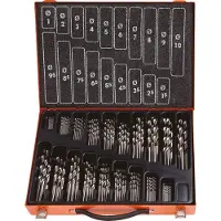 Projahn schroefboorset ECO, HSS-G, 170-delig, Ø 1-10 mm / 0,5 mm stappen, in boormagazijn