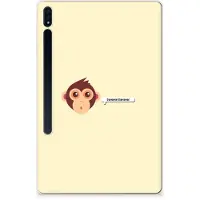 B2Ctelecom Samsung Galaxy Tab S7 Plus | S8 Plus Tablet Back Cover Monkey
