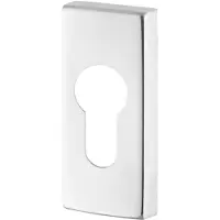 GPF bouwbeslag Cilinderrozet rechthoekig 70x32x10 mm - RVS gepolijst