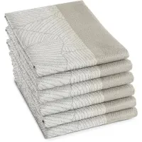 DDDDD Theedoek Barrier Off White (set van 6)