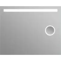 Guido Gusto Badkamerspiegel Romeo met LED verlichting en scheerspiegel 100x80cm