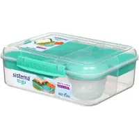 Sistema Bento Lunchbox 1.65L met Yoghurtpotje - Minty Teal