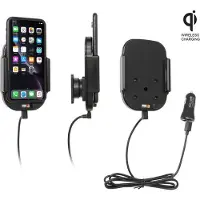Brodit houder geschikt voor Apple iPhone XR / 11 QI wireless houder met 12V USB plug