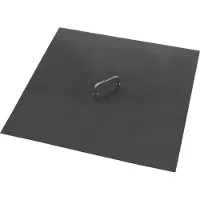 TRIZERATOP Deksel voor vuurschaal, 71,5x71,5 cm. Geschikt voor vuurschaal en grill