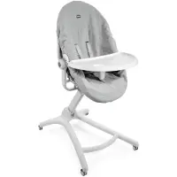Chicco Hug Bandeja+funda Higiénica Home Highchair Zilver Kinderen