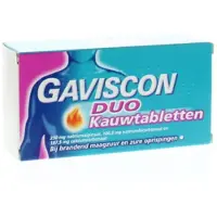 Gaviscon Duo tabletten 24 kauwtabletten