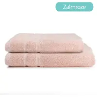 The One Towelling Handdoek Bamboe - 50 x 100 cm Kleur: Zalm