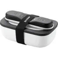 Guzzini On the Go Lunch box set wit - 200x120x100mm
