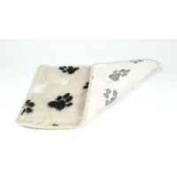 Hundos Vetbed - Met Voetprint - Beige / Grijs